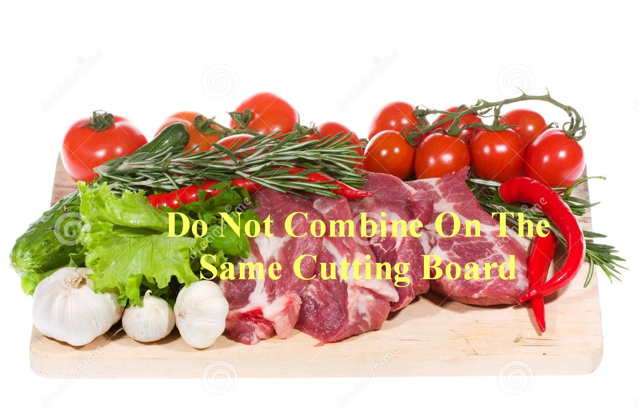 Meat & Vegetables Do Not Mix On Same Cutting Board...Unless All Are Going Into Pressure Cooker!